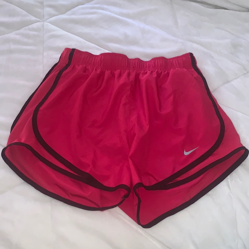 Pink Nike shorts